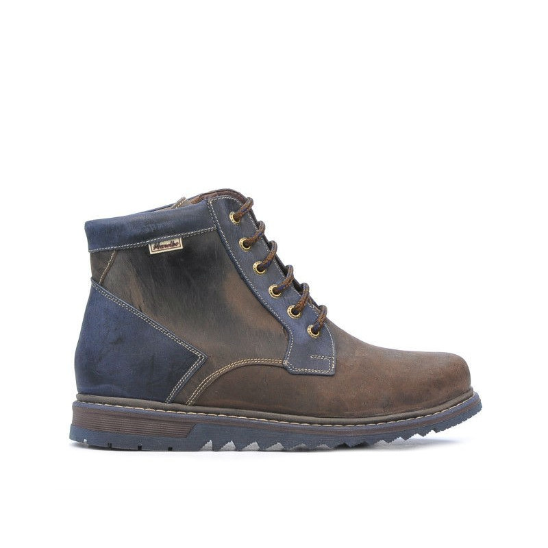 Bottes hommes 497 tuxon café+indigo