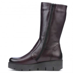 Bottes femme 3315 à bordeau