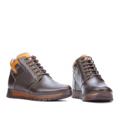 Bottes hommes 495 café+marron