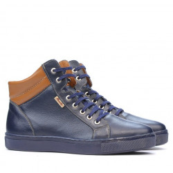 Bottes homme 4103 indigo+marron