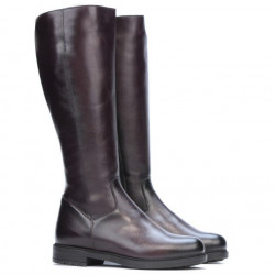 Bottes femme 3317 en bordeaux