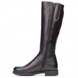 Bottes femme 3317 en bordeaux