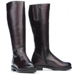 Bottes femme 3317 en bordeaux