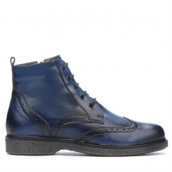Bottines adolescents 4001 en indigo