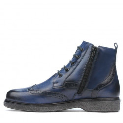 Bottines adolescents 4001 en indigo