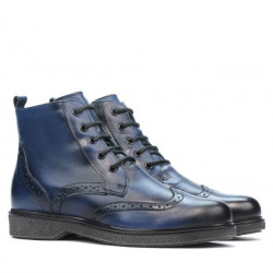 Bottines adolescents 4001 en indigo