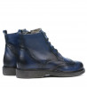 Bottines adolescents 4001 en indigo