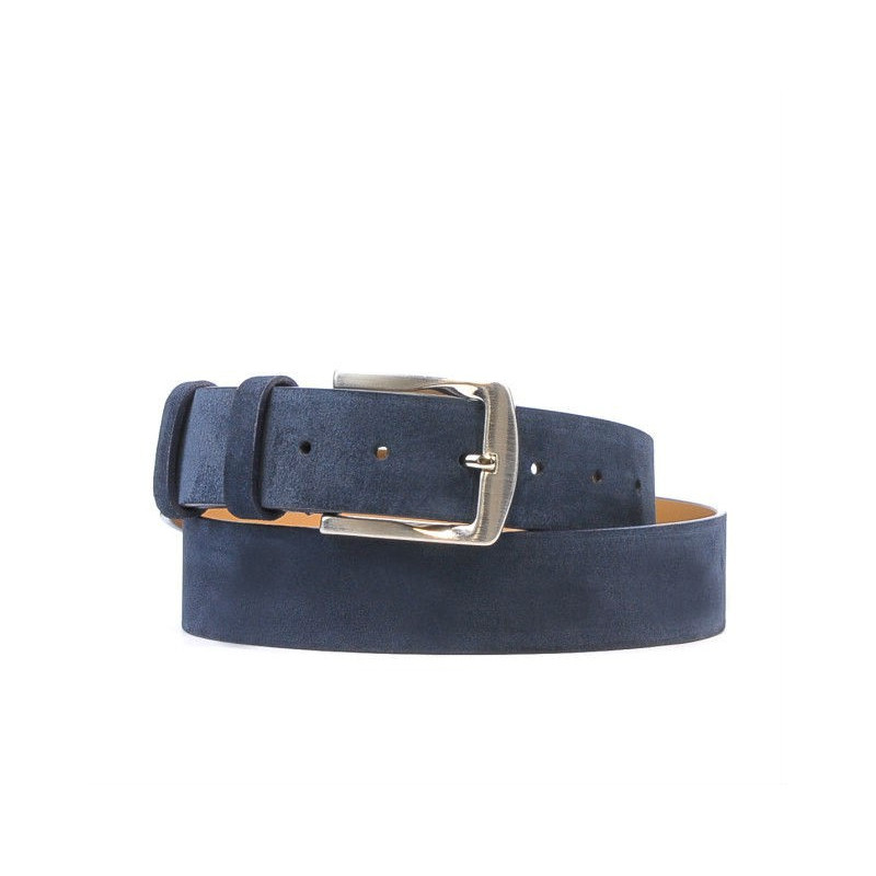 Ceinture hommes / femmes 01b bleu velours