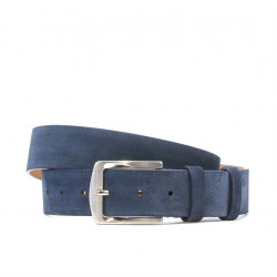 Ceinture hommes / femmes 01b bleu velours