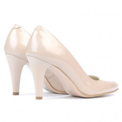 Chaussures élégantes femme 1234 vernis ivoire