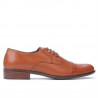 Chaussures élégantes hommes 838 marron cognac