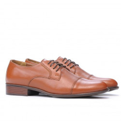 Chaussures élégantes hommes 838 marron cognac