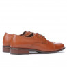 Chaussures élégantes hommes 838 marron cognac