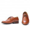 Chaussures élégantes hommes 838 marron cognac