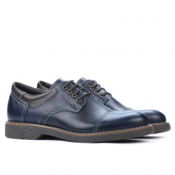 Chaussures casual homme 848 indigo+café