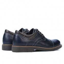 Chaussures casual homme 848 indigo+café