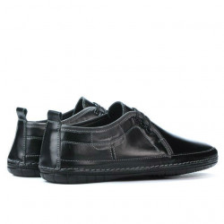 Mocassins hommes 865s noir+gris