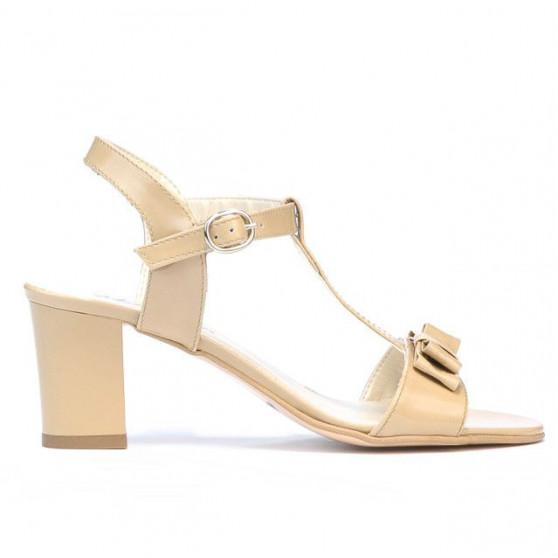 Sandales femme 1257 vernis beige Sandales femme 1257 vernis beige