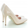 Chaussures élégantes femme 1230 vernis rose clair