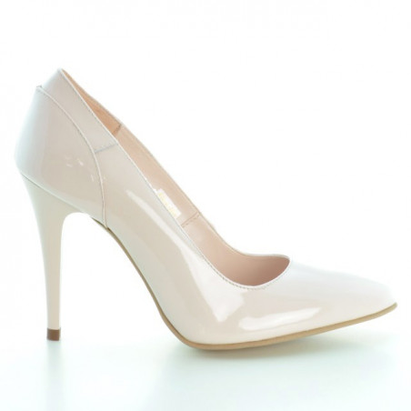 Chaussures élégantes femme 1230 vernis rose clair