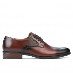 Chaussures élégantes hommes 837 en marron foncé
