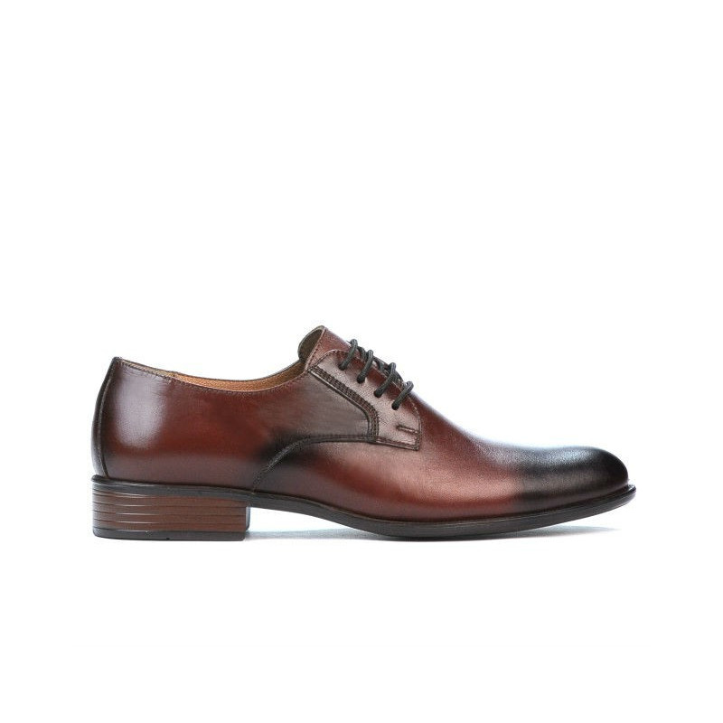 Chaussures élégantes hommes 837 en marron foncé