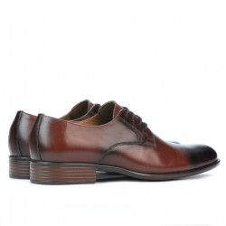 Chaussures élégantes hommes 837 en marron foncé