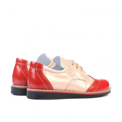 Chaussures enfants petits 60c vernis rouge+beige