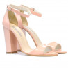 Sandales femme 1259 vernis rose clair