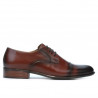 Chaussures élégantes hommes 838 en marron foncé