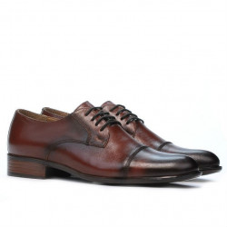 Chaussures élégantes hommes 838 en marron foncé
