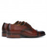 Chaussures élégantes hommes 838 en marron foncé