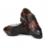 Chaussures élégantes hommes 838 en marron foncé