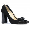 Chaussures élégantes femme 1262 noir antilope combiné