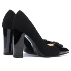 Chaussures élégantes femme 1262 noir antilope combiné