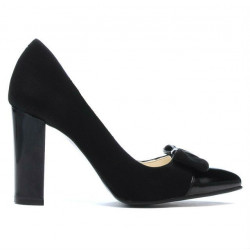 Chaussures élégantes femme 1262 noir antilope combiné