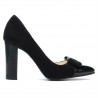Chaussures élégantes femme 1262 noir antilope combiné