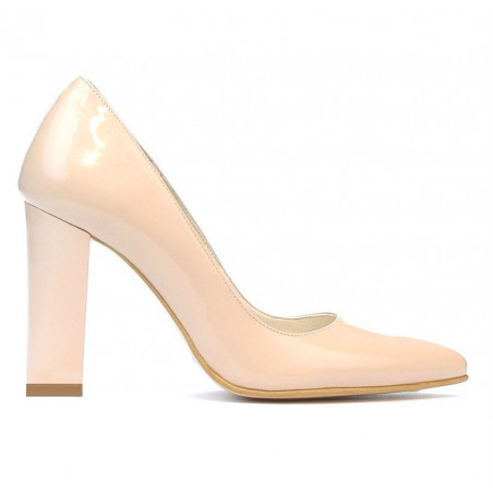 Chaussures élégantes femme 1261 vernis ivoire