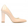 Chaussures élégantes femme 1261 vernis ivoire