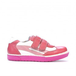 Chaussures enfants petits 16-2c rose+blanc