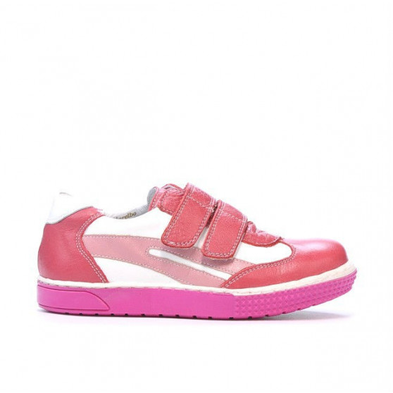 Chaussures enfants petits 16-2c rose+blanc