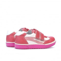 Chaussures enfants petits 16-2c rose+blanc