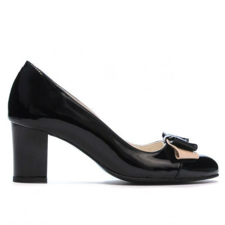 Chaussures élégantes femme 1265 vernis noir
