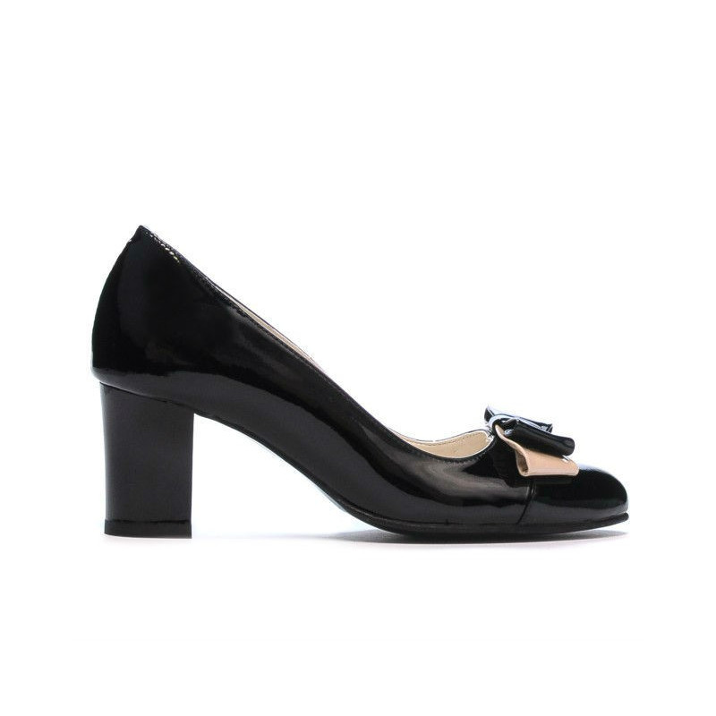 Chaussures élégantes femme 1265 vernis noir