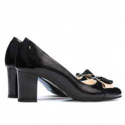 Chaussures élégantes femme 1265 vernis noir
