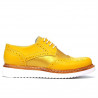 Chaussures casual femme 663-1 jaune combiné