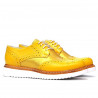 Chaussures casual femme 663-1 jaune combiné