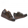 Chaussures décontractées femme 668 café combiné