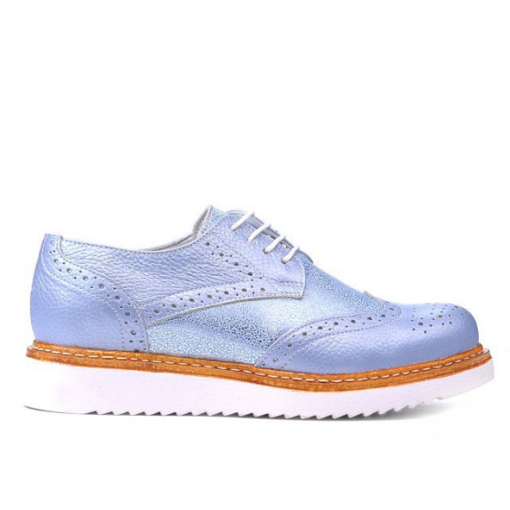 Chaussures casual femme 663-1 bleu nacré combiné Chaussures casual femme 663-1 bleu nacré combiné
