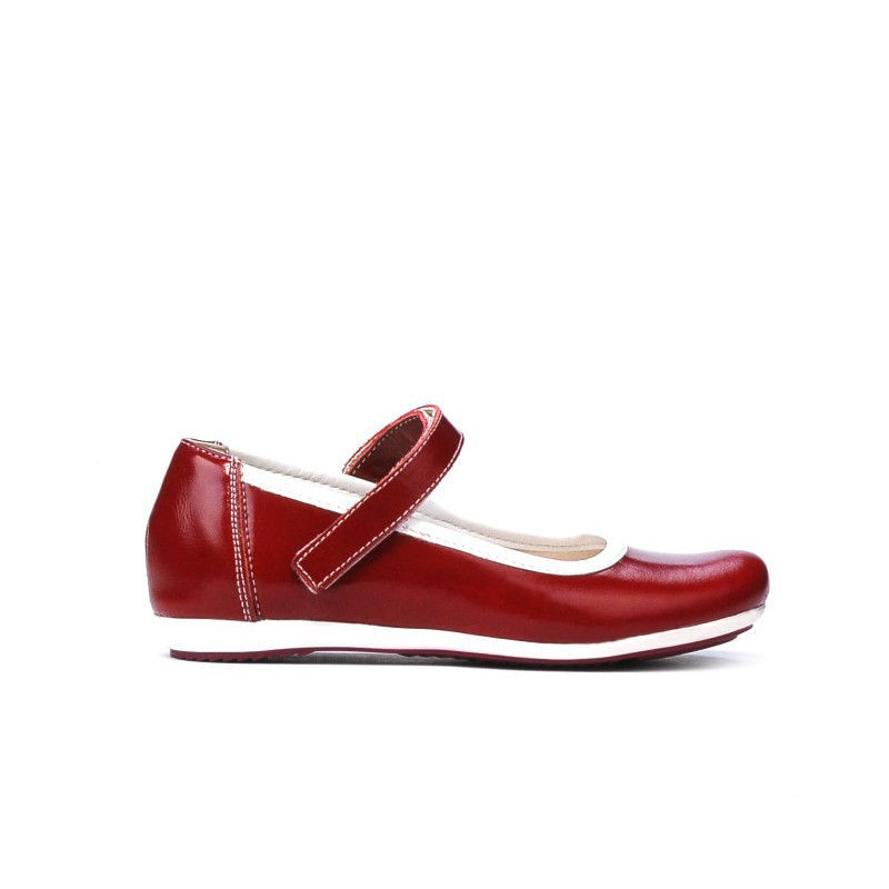 Chaussures enfants 151 vernis bordeaux